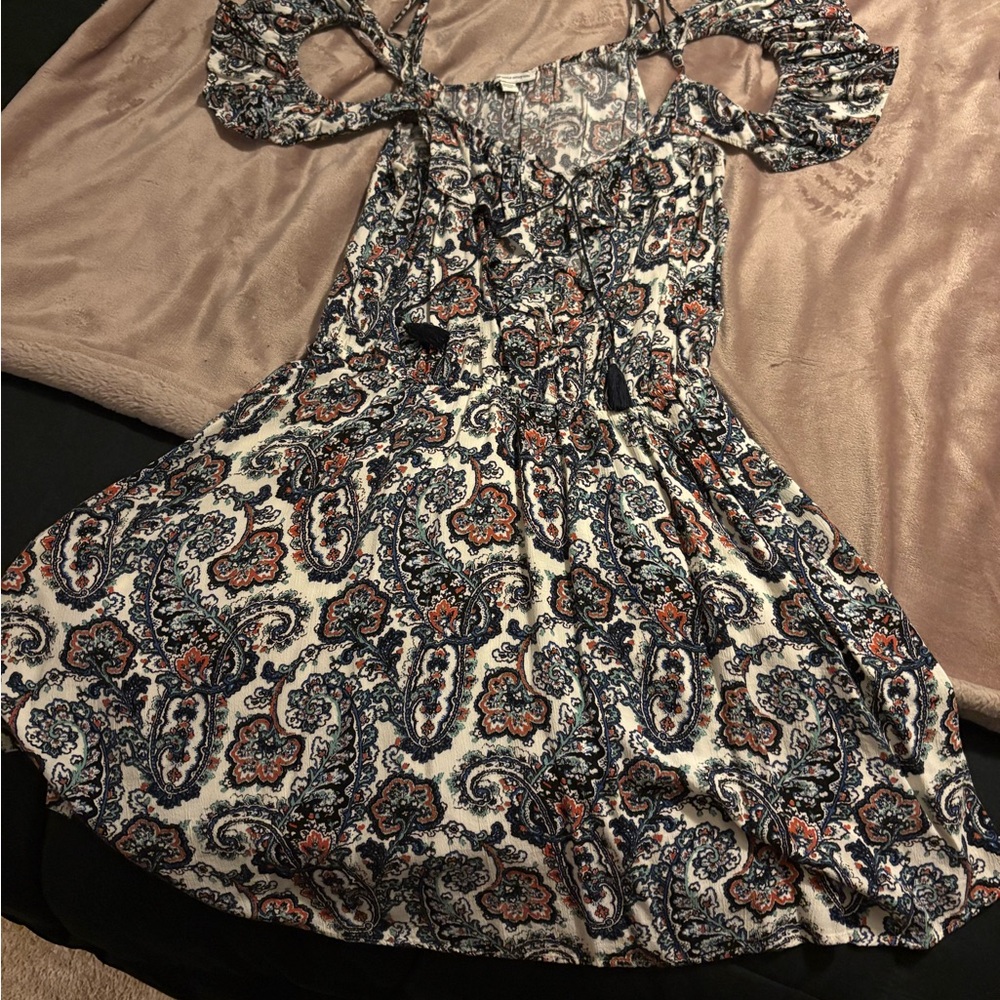 American Eagle Outfitters Multicolor Paisley Dress